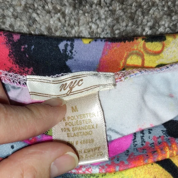 NYC Colorful Graphic Women's Tank Top (#B1032) - Picture 4 of 5